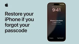 How to restore your iPhone if you forgot your passcode Apple Support