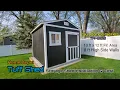 Tuff Shed Storage Shed Installation and Cost - 10 x 12 Floor Area