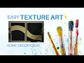 DIY Minimalist Texture Art Easy and Chic Home Decor