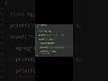 C Language Coding Basic Programming Exercise 58
