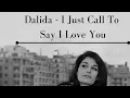 Download Lagu Dalida-I Just Called To Say I Love You(Remix)