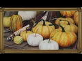 Fall Pumpkin Tv art frame - Pumpkin Patch Screensaver wallpaper l 2 Hours