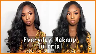 flawless everday soft glam tutorial drugstore