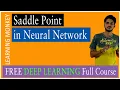 Saddle Point in Neural Network Lesson 10 Deep Learning Learning Monkey