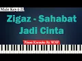 Zigaz - Sahabat Jadi Cinta Karaoke Male Key (-2)