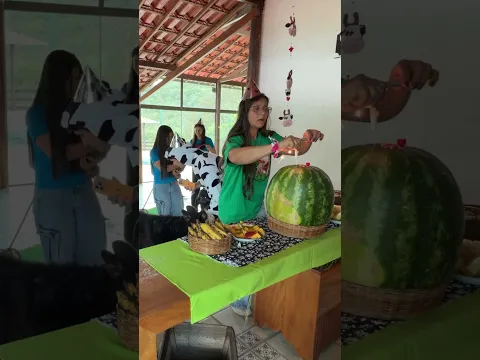 FIZ UMA FESTA DE ANIVERSÁRIO PRO MEU MINI BOI