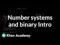 Introduction to number systems and binary Pre-Algebra Khan Academy