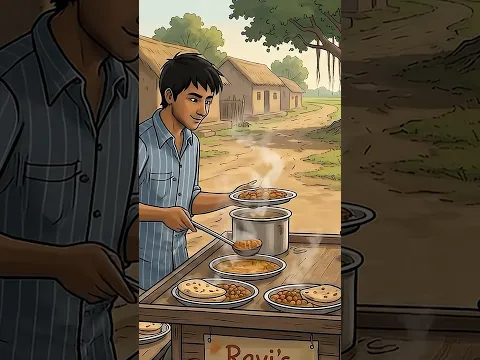 3 Plate Se Shuru Hua Safar… Aaj Line Lagti Hai Maa Ke Chole Kulche Ke Liye ❤️#shorts
