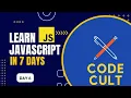 Loops in javascript Day 06 Code Cult