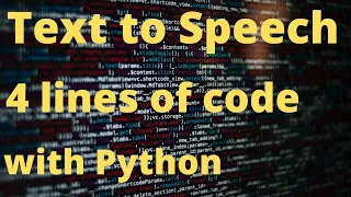Text to Speech using gtts with Python 4 Lines of Code Natural Language Processing NLP