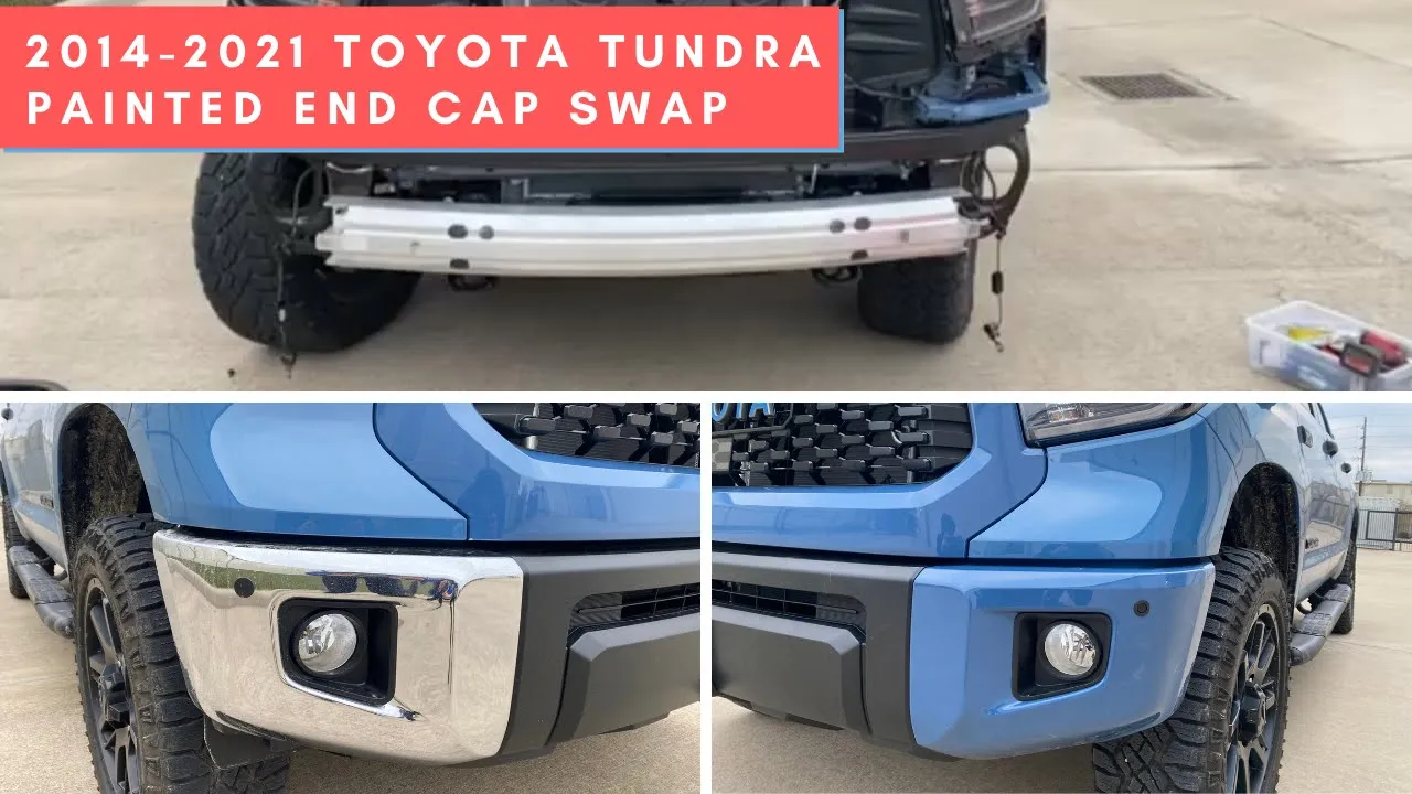 2014-2021 Toyota Tundra : Front Bumper End Cap Painted (Aftermarket)