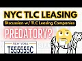 NYC TLC Leasing Predatory Business Model Plates EVs More
