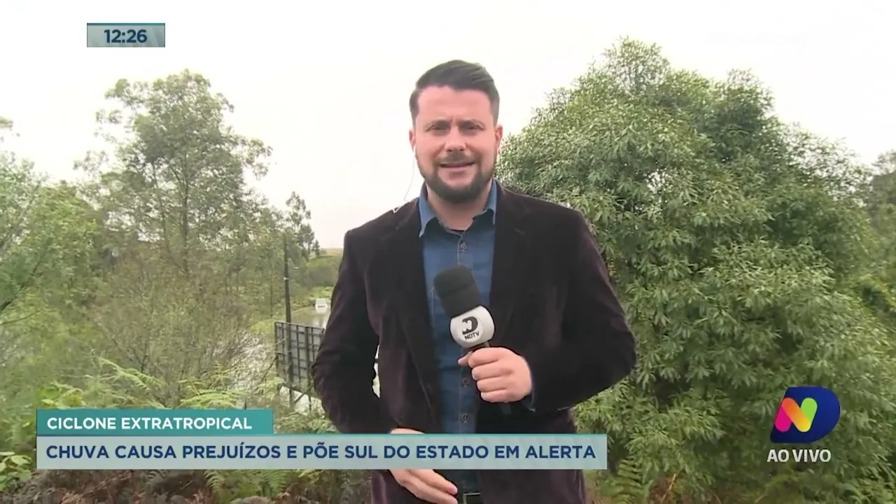 Ciclone extratropical deixa estragos por todo o Sul de SC