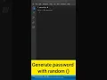 Generate a very secure password using only python try it now
