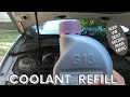 How to Refill the coolant in AUDI Volkswagen SEAT SKODA