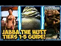 Jabba the Hutt Galactic Legend Event Tier 1-5 COMPLETED GUIDE - Greetings Exalted One Jabba Unlock
