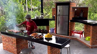 Sharing how to build a multi-functional wood-burning stove #220