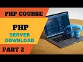 PHP tutorial basic to advance in Urdu Hindi PHP server download PHP course in Urdu part 2