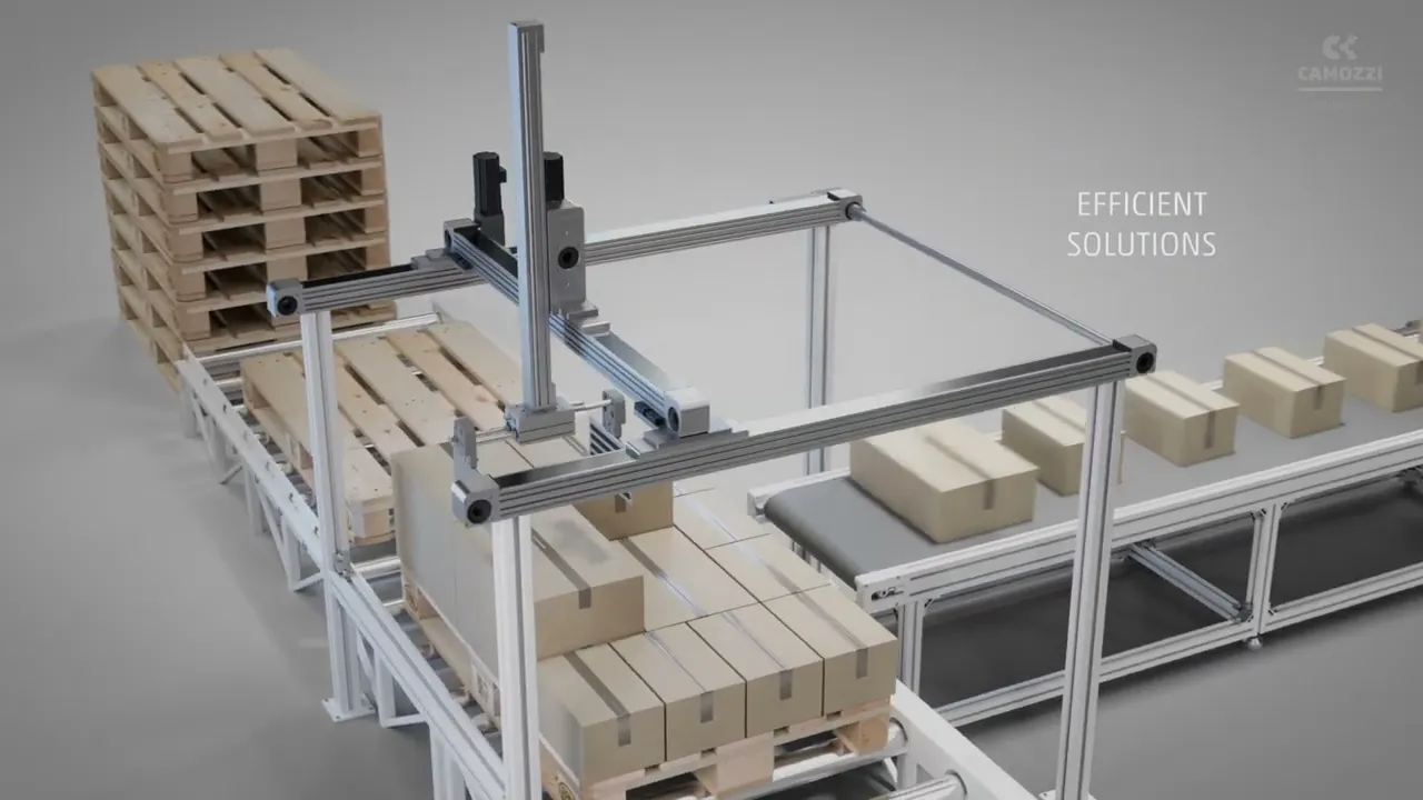 Camozzi 3d industrial product video