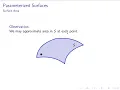 Parameterized Surfaces Part Tangent Planes and Surface Area