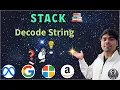 LeetCode 394 Decode String Stack Recursion Python Tutorial AlgoYogi