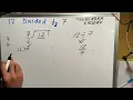 12 divided by 7 divide kaise karte hain bhag karna sikhe in Hindi Surendra Khilery