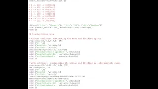 Scikit-Learn Data Standardization One-hot Encoding and Categorical Data