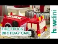 Birt ay Cake Ideas How to Make a Fire Truck Birt ay Cake