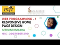 Create a Stunning Responsive Home Page with HTML CSS JavaScript and Bootstrap Task 06