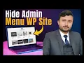 How to hide some particular WordPress admin menu items for specific users