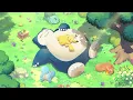 Snorlax Pikachu Forest Lofi Cozy Pokemon Ambience for Sleep Study