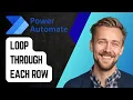How to Loop Through Each Row in Excel Power Automate Desktop Tutorial 2025