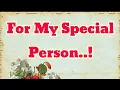 Lagu Love Message | For My Special Person | Romantic Message ❤️