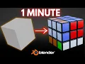 Create a Rubik s Cube in Blender in 1 Minute