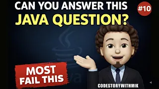 Can You Answer This Java Interview Question Interface Variable Trap Small Java Dopamine - 10 MIK
