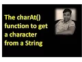 The charAt function
