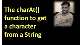 The charAt function