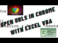 Open Urls in Chrome with Excel VBA