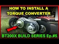 How To Install a Torque Converter On Your Coleman Mini Bike BT200X Build Series Ep 4K