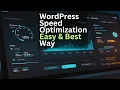 WordPress Image Optimization Clear Cache Minify JS-CSS Optimize Database Increase Web Speed