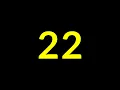 22 Seconds Countdown Timer With Sound Effect