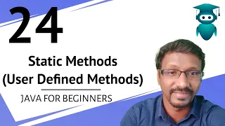 Java for Selenium 24 Java User Defined Methods Static Method Methods Rule for Variables