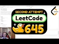 my second attempt at solving leetcode 645 set mismatch SOLVED