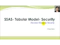 SSAS Tabular Model-Security-Part-3-Adnvance Dynamic Security