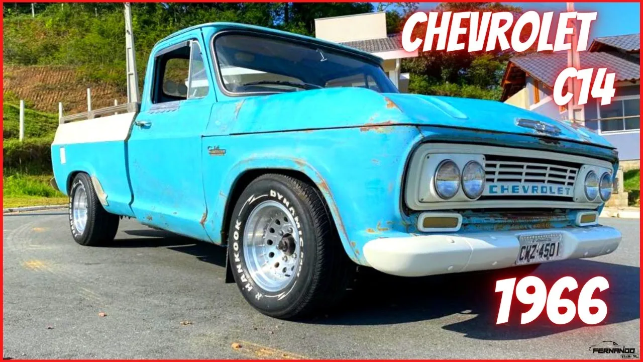 CHEVROLET C14 ANO 1966 MOTOR 6 CILINDROS "ESTILO RAT ESSE FICO BRUTO"