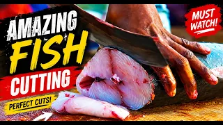 AMAZING Fish Cutting Skills 🔥 Perfect Fish Cuts Compilation
