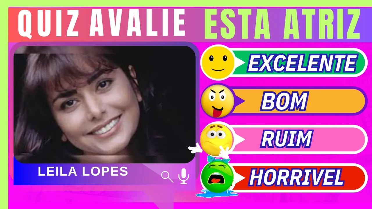 AVALIE ESTA ATRIZ ???????? | Classifique os atores que você mais gosta | Quiz do Saber?