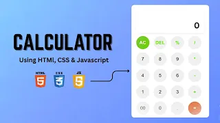 Creating a Calculator using HTML CSS Javascript in Hindi Code For You
