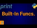 How To Print Built In Functions In Python
