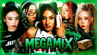 gnarly megamix katseye x blackpink x aespa x le sserafim x itzy u0026 more 50 songs mashup